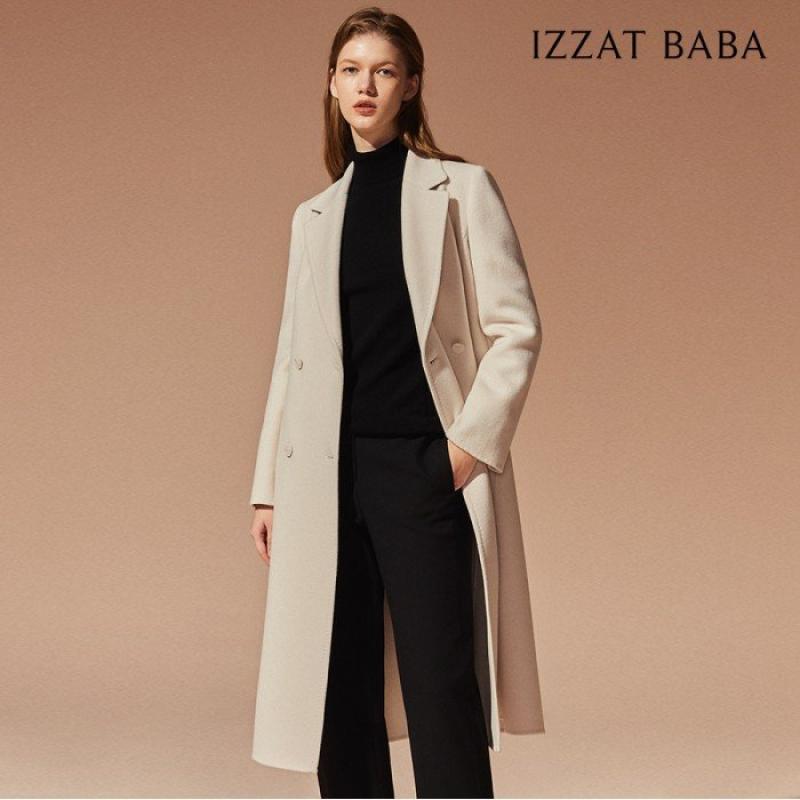 아이잗바바 더블 브레스트 울 캐시미어 코트 BMAA0CT42