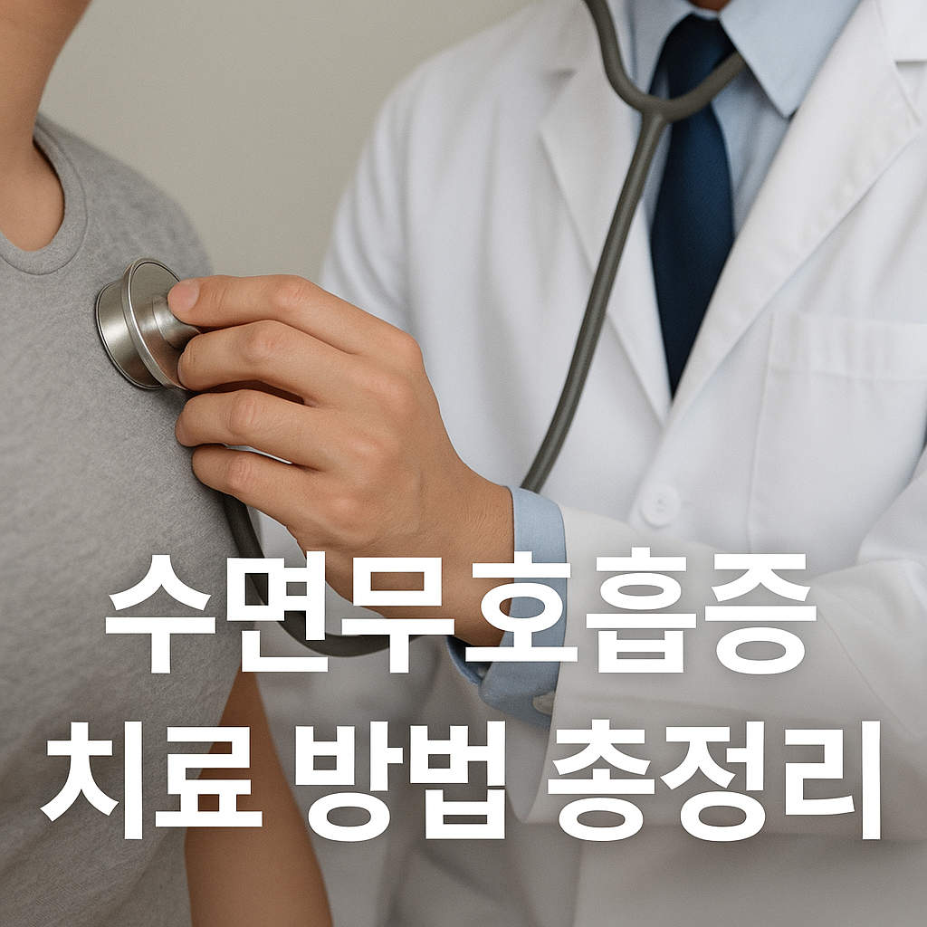 수면무호흡증 치료 방법 총정리