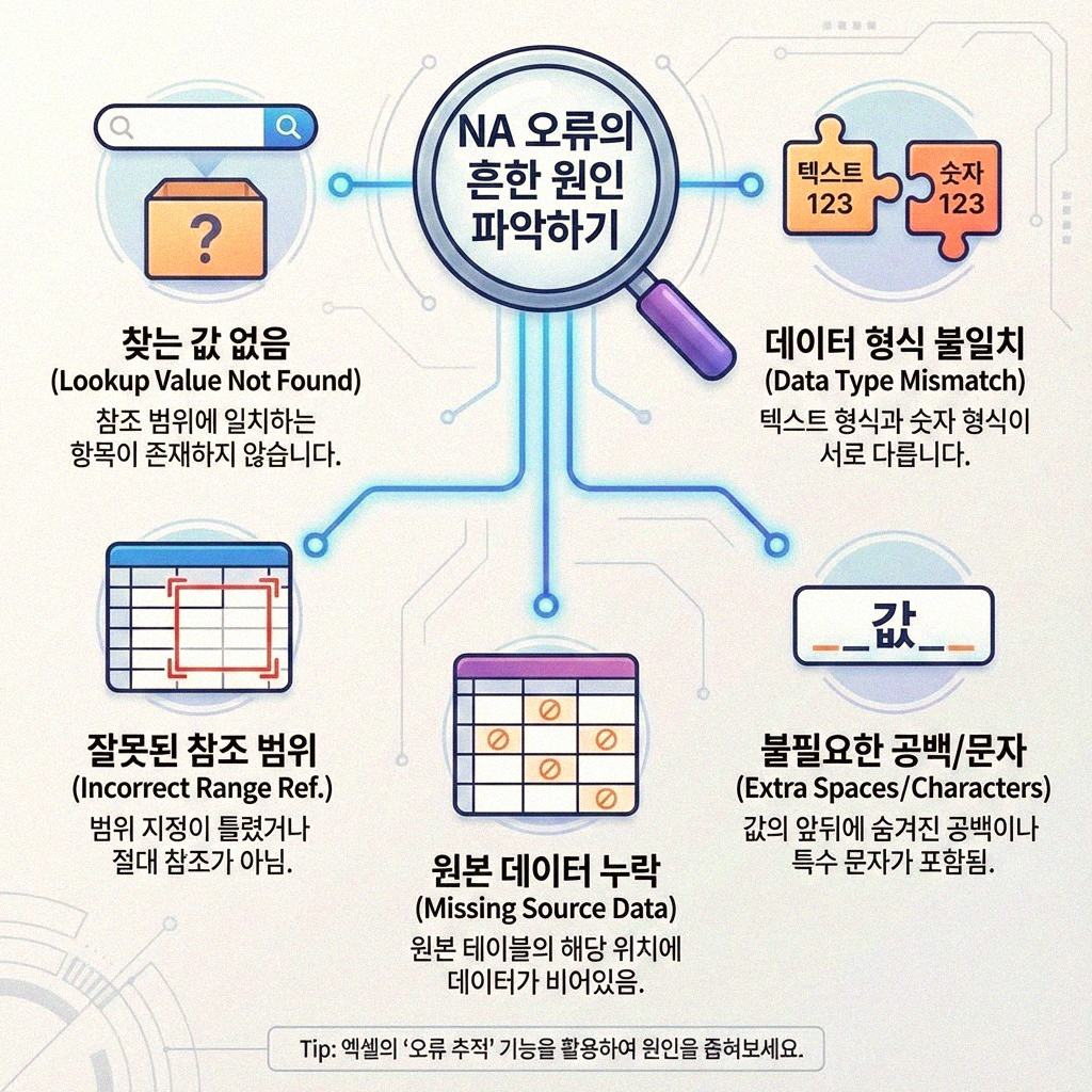 스프레드시트 NA 오류 반복될 때, 이 방법으로 해결해 보세요