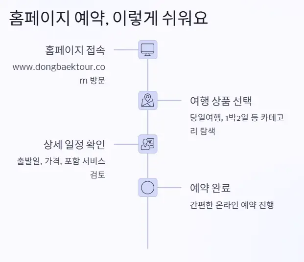 홈페이지 예약