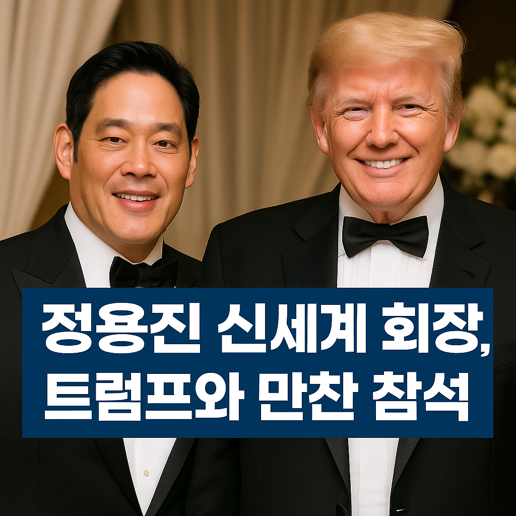 정용진 신세계 부회장, 트럼프 전 대통령과 만찬 참석 - 경제인 교류? 정치적 메시지? 의미 해석 분분