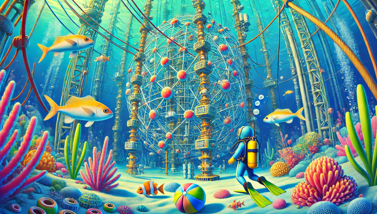 이건 마치 바다판 거미줄이야!