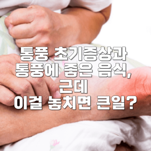 통풍 초기증상과 통풍에 좋은 음식