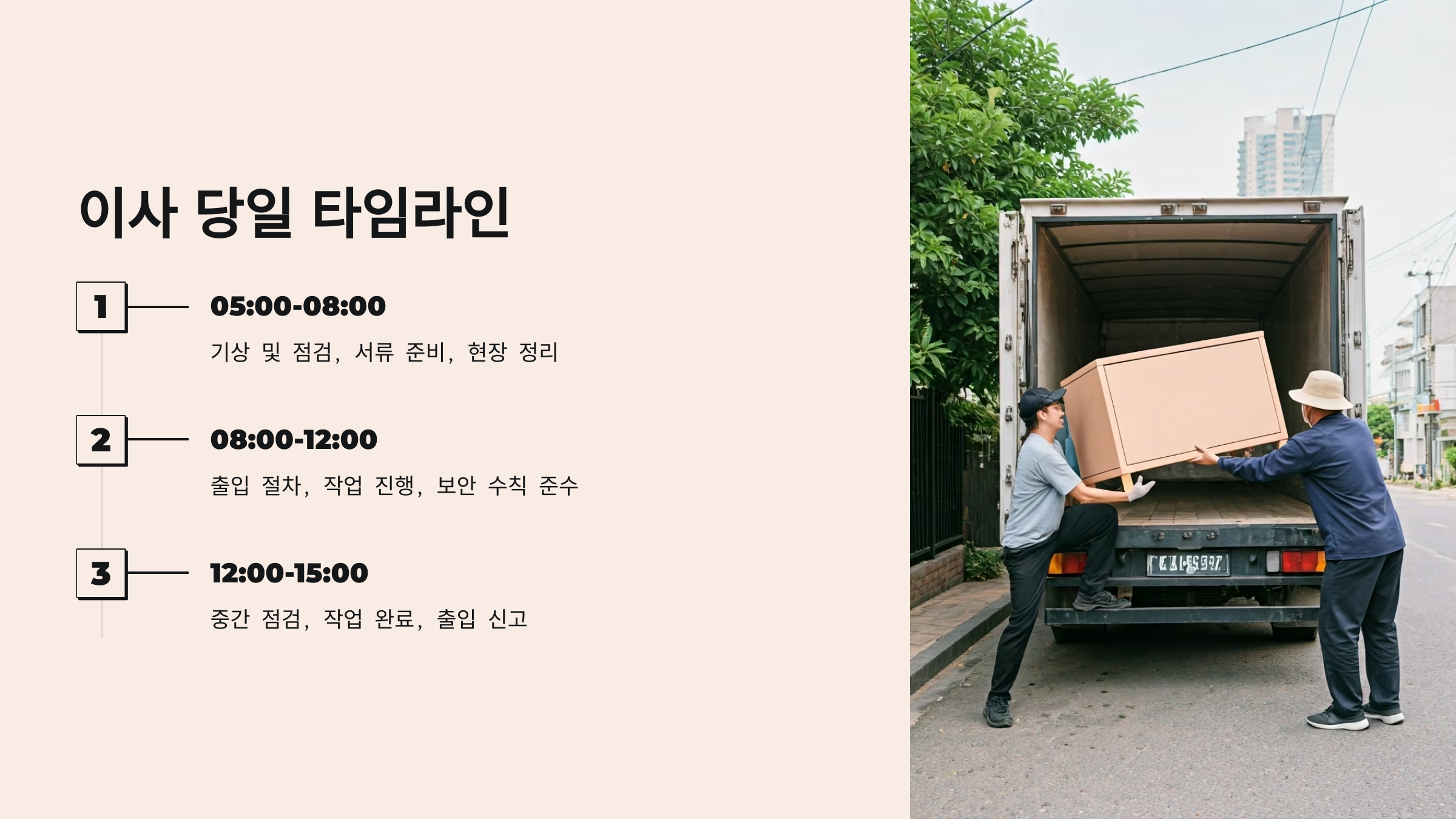 연천 이삿짐센터 당일 체크리스트