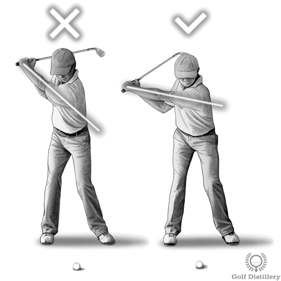 손목 코킹(Cocking): 백스윙 시 손목을 부드럽게 꺾어주되&amp;#44; 다운스윙 시에는 임팩트 순간까지 손목의 각도를 유지해야 합니다.