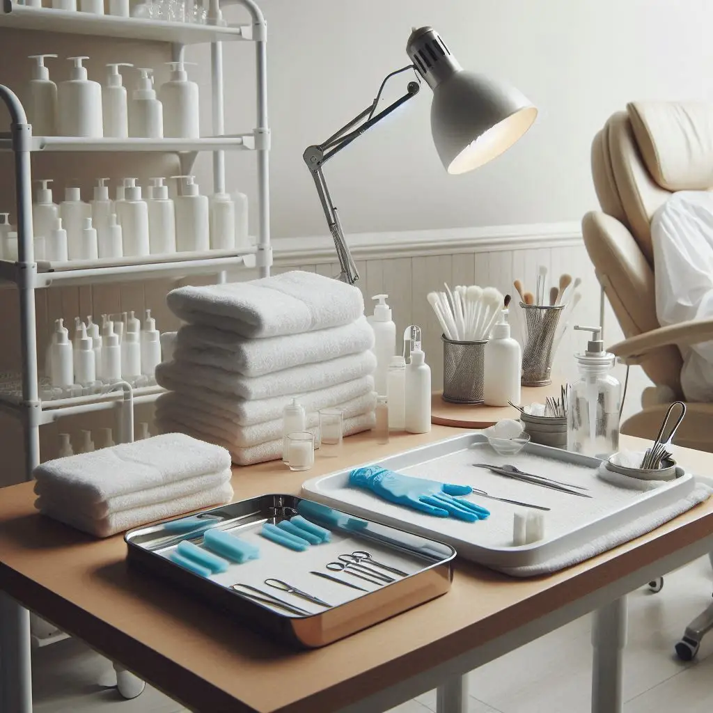 피부,체형관리 샵 배경