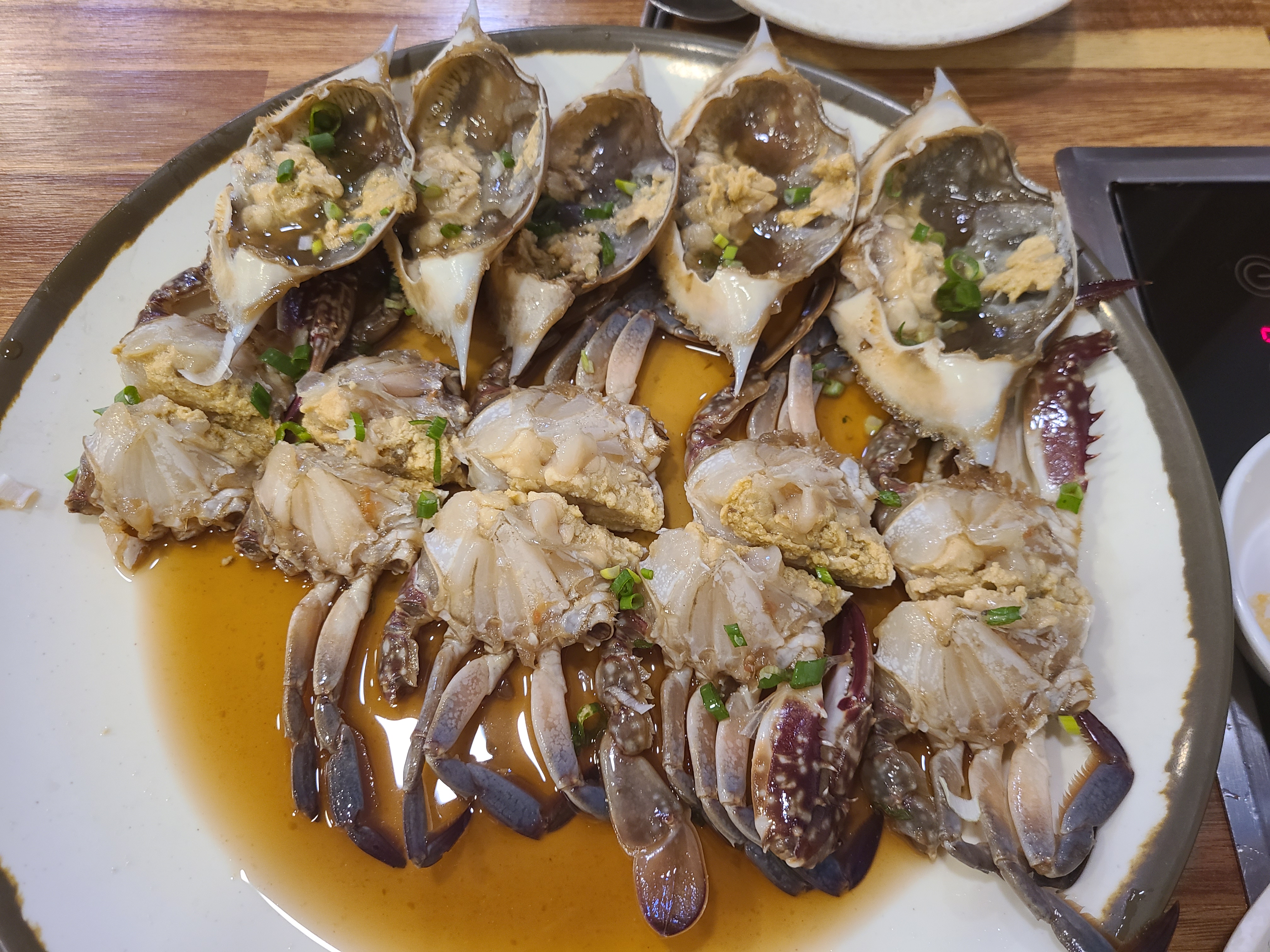 Soy Sauce Marinated Crab