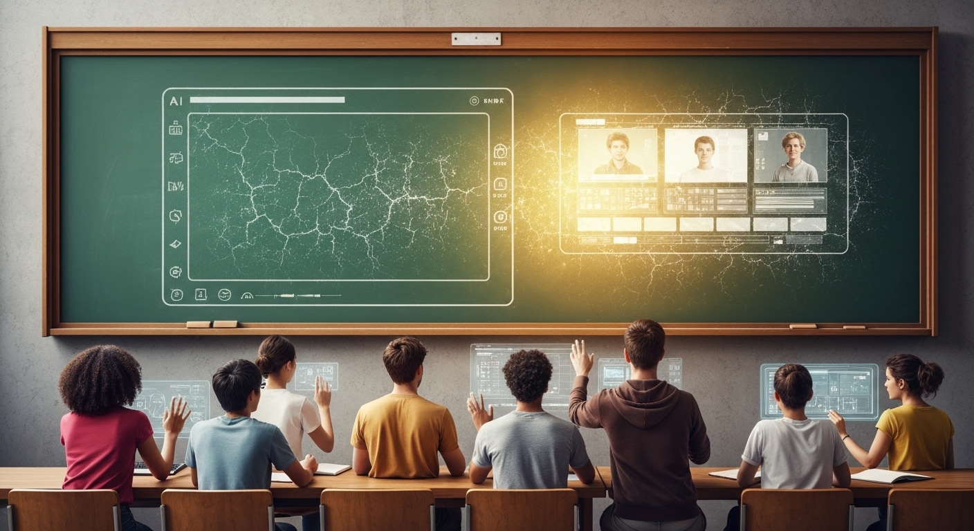 AI시대의 교육과 관련된 이미지