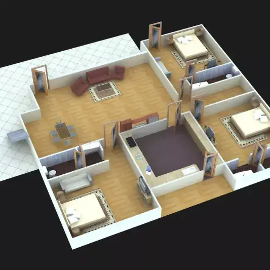 아파트-내부-평면도