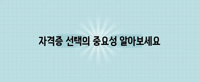 취업 1순위! 2025년 꼭 따야 할 고수익 자격증 TOP5