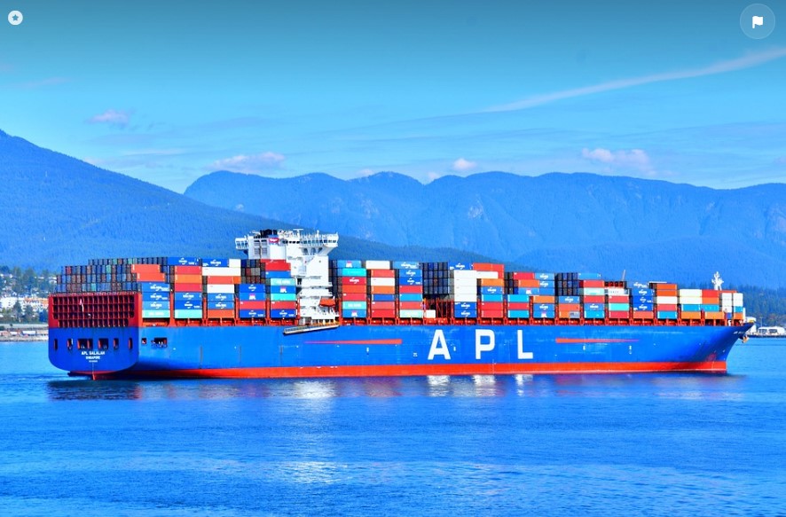 컨테이너선 사진