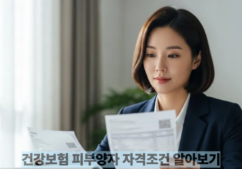 건강보험 피부양자 자격조건 알아보기