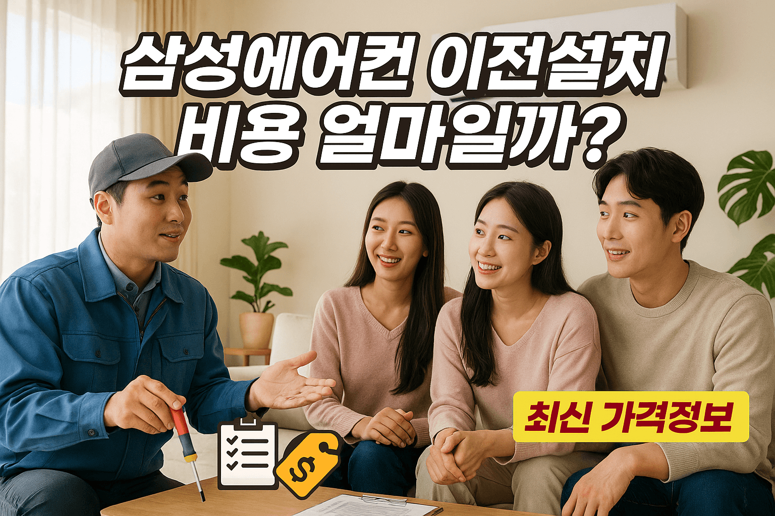 삼성에어컨 이전설치 비용 얼마일까?