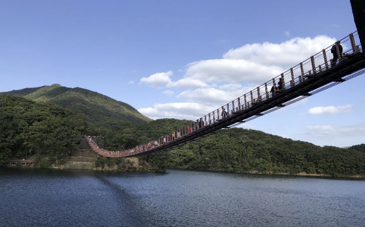 마장호수 출렁다리