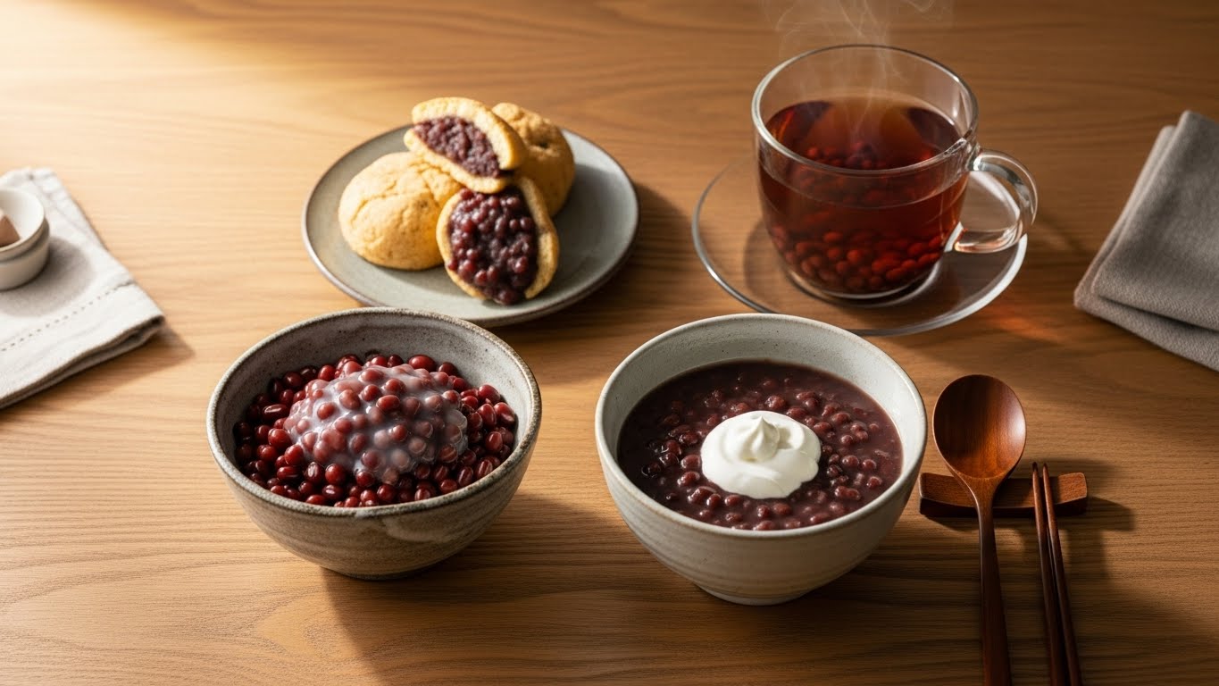 팥 먹는 법, 팥죽 팥차, 다양한 팥 요리