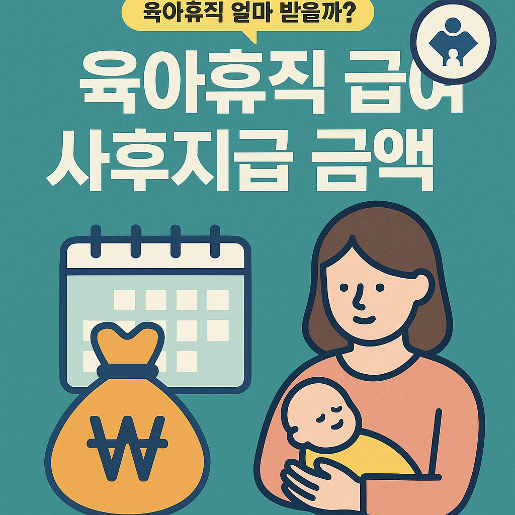 육아휴직 급여 사후지급 금액