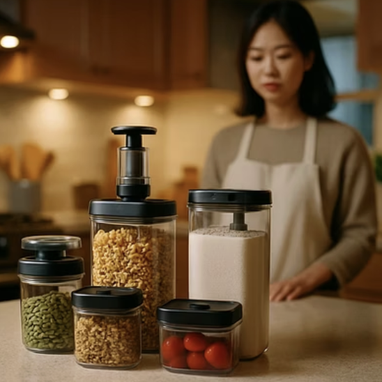 신선도 5배 UP, 주방 필수템 진공밀폐용기가 필요한 진짜 이유