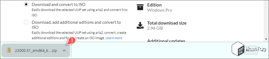 Insider Preview 패키지 다운로드