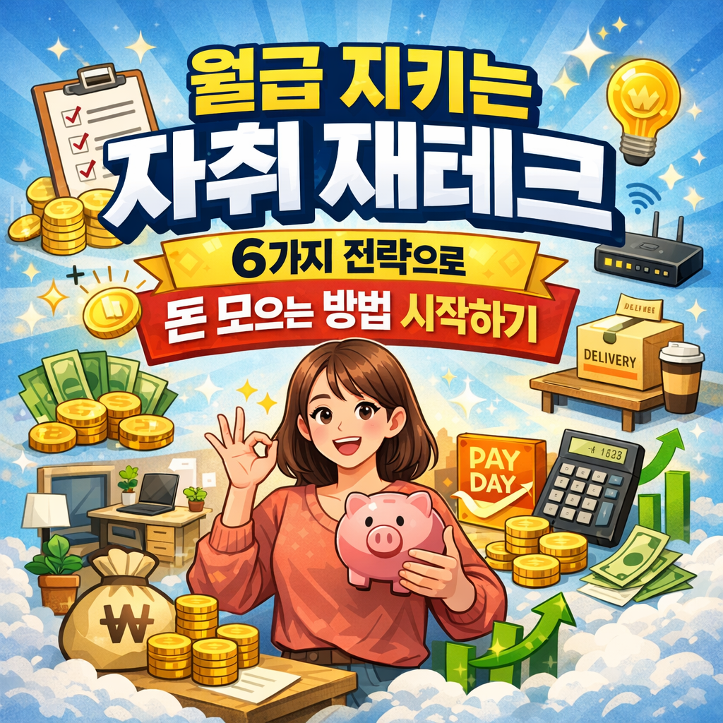 월급 지키는 자취 재테크 6가지 전략으로 돈 모으는 방법 시작하기