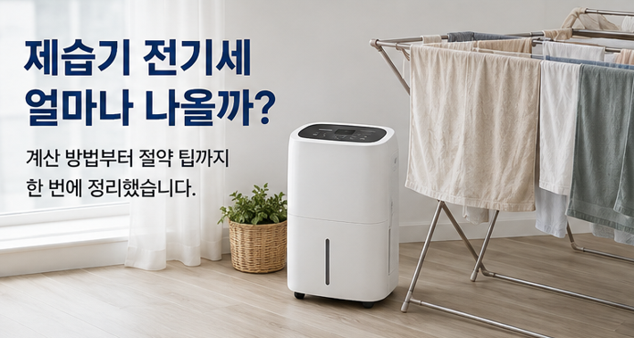 제습기 전기세 얼마나 나올까? 하루 종일 틀면 전기요금은?