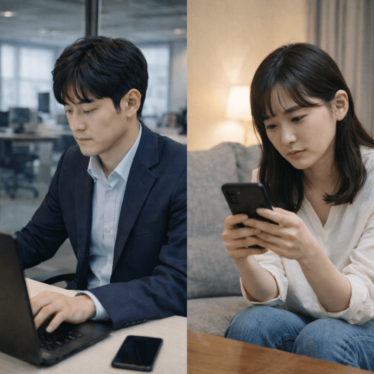 회피형애착, 불안형애착, 애착유형, 회피형불안형, 연애심리, 연락문제, 카톡심리, 커플싸움, 관계패턴, 심리학