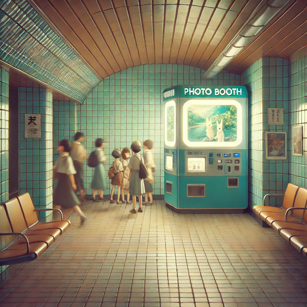 지하철 즉석사진기있는역