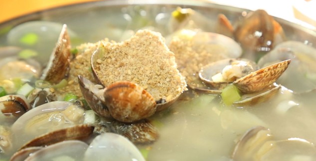 파전칼국수-바지락칼국수
