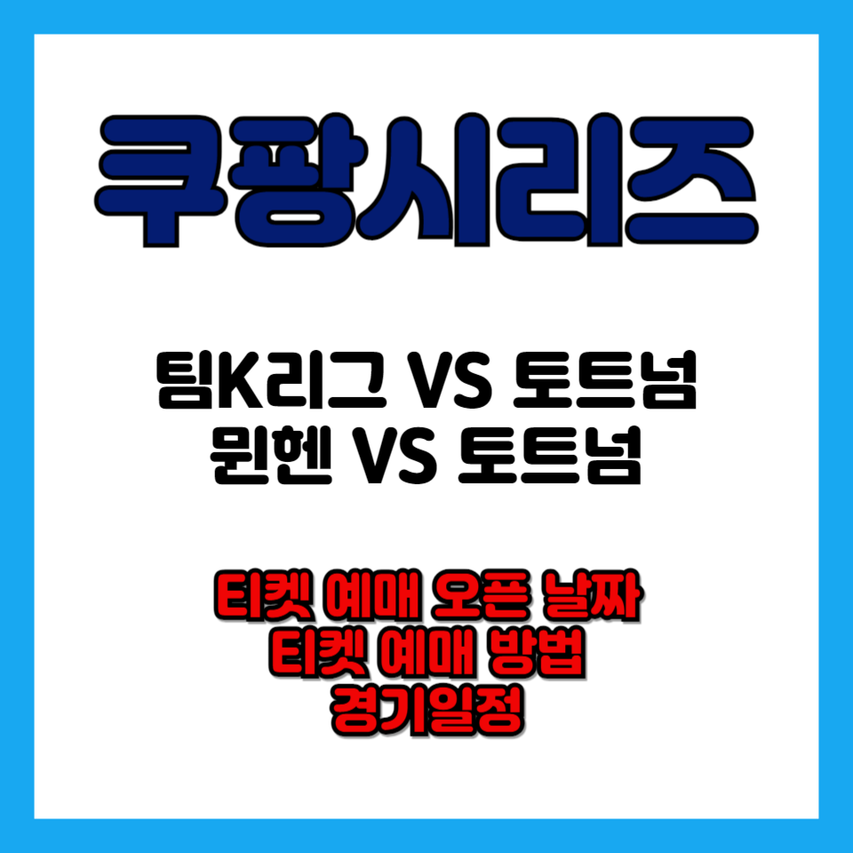 토트넘-내한경기