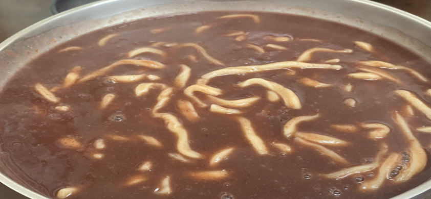 팥칼국수