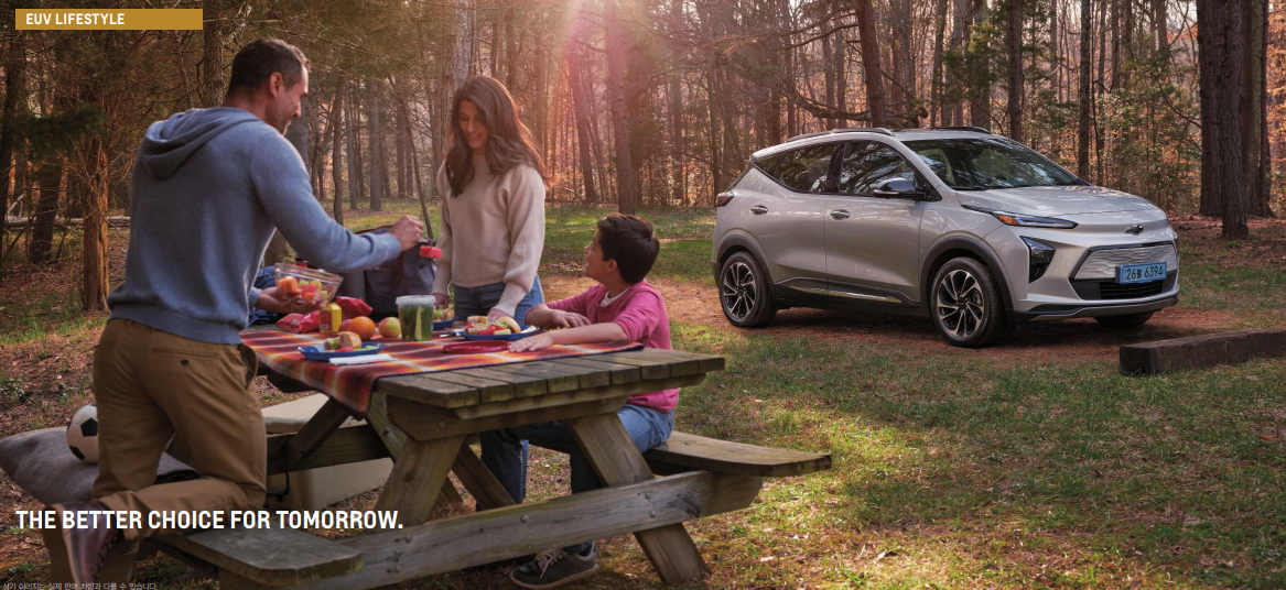 쉐보레 볼트 EUV 전기차 가격과 보조금