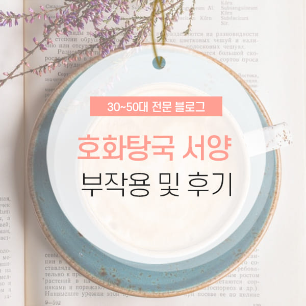 호화탕국 서양 부작용 및 후기 소개 컨텐츠