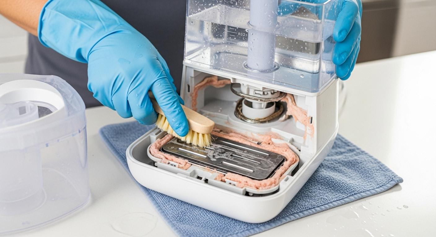 가열식 가습기 청소