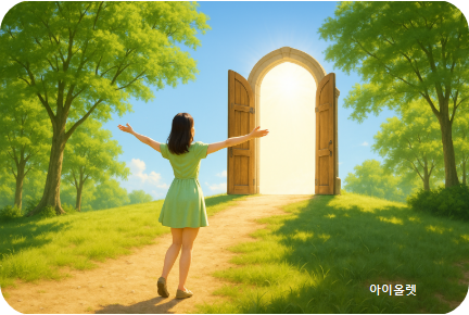 성공의 문 앞에 선 순간