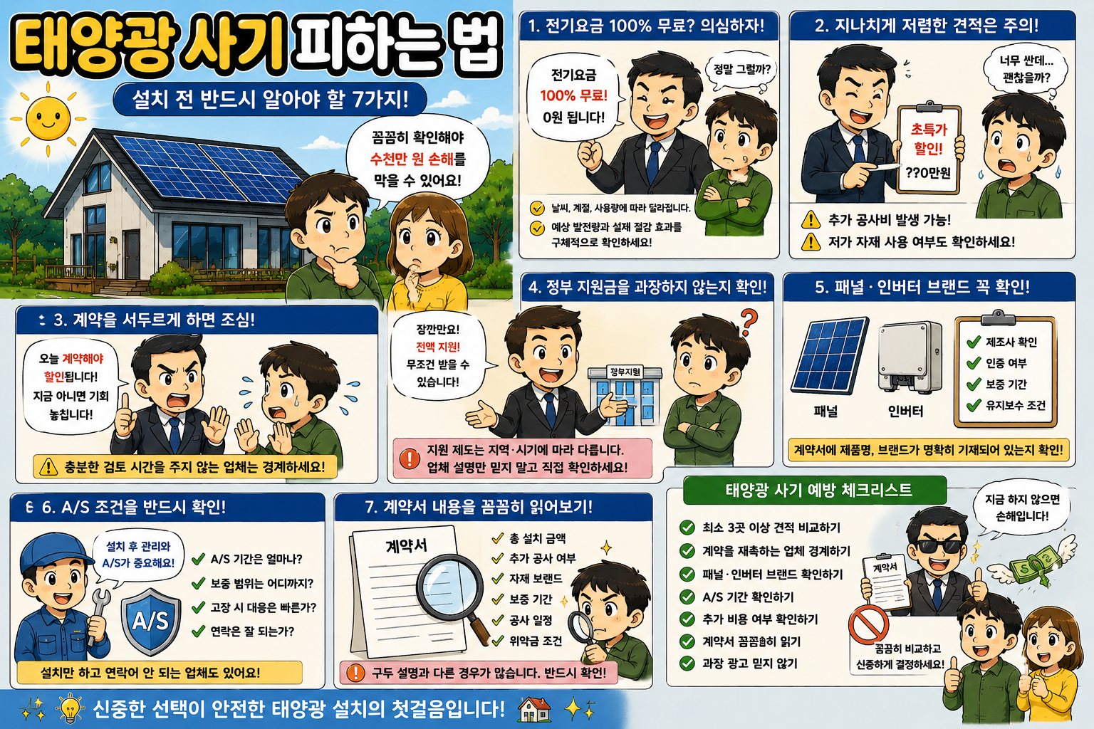 태양광 사기 피하는 법