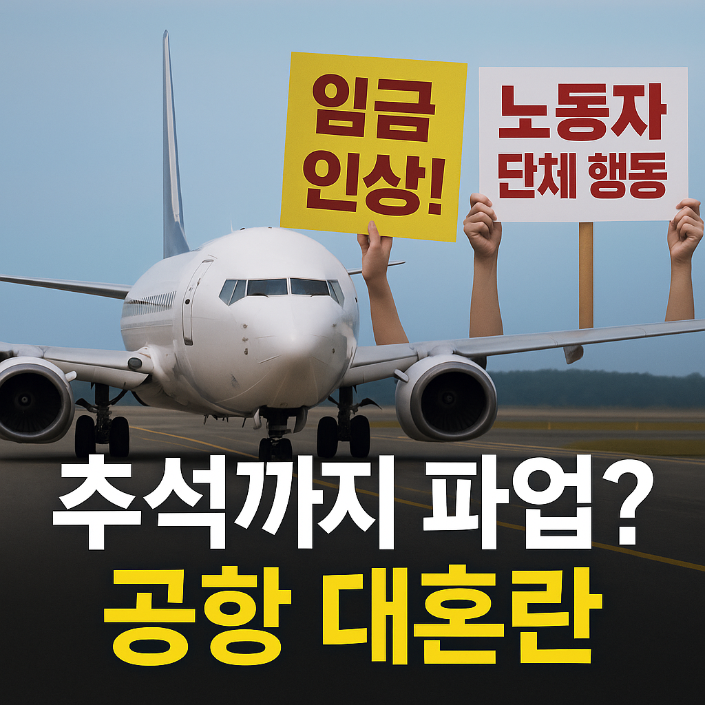 2025년 인천공항 노동자 파업, 추석까지 이어질까? 노란봉투법과 현실 이야기