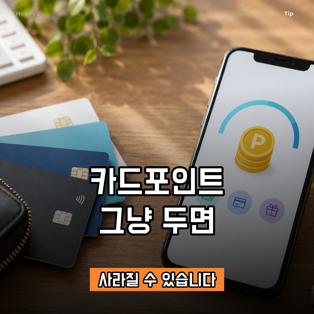 카드포인트 현금화 방법 총정리!