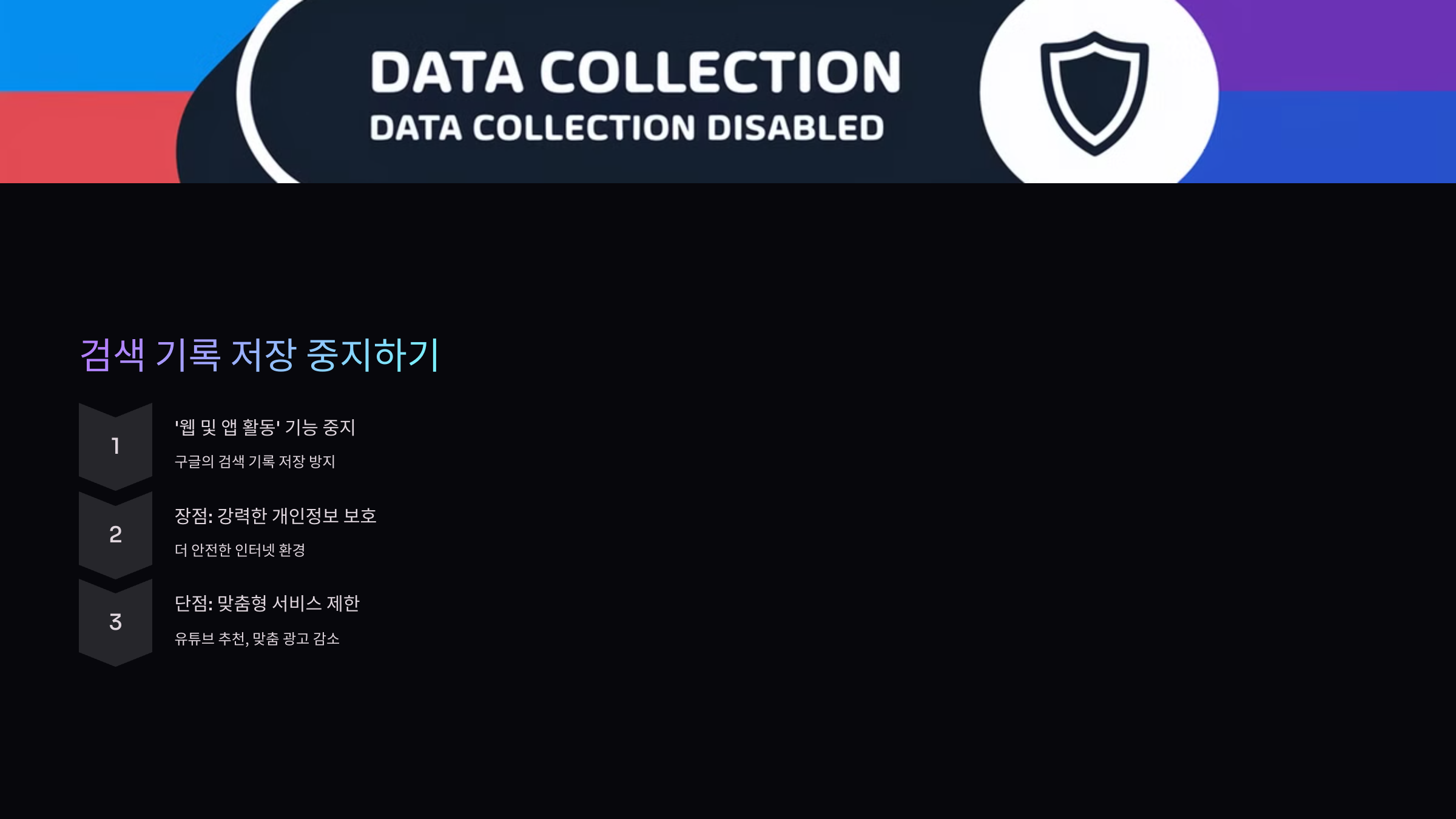 기록중지