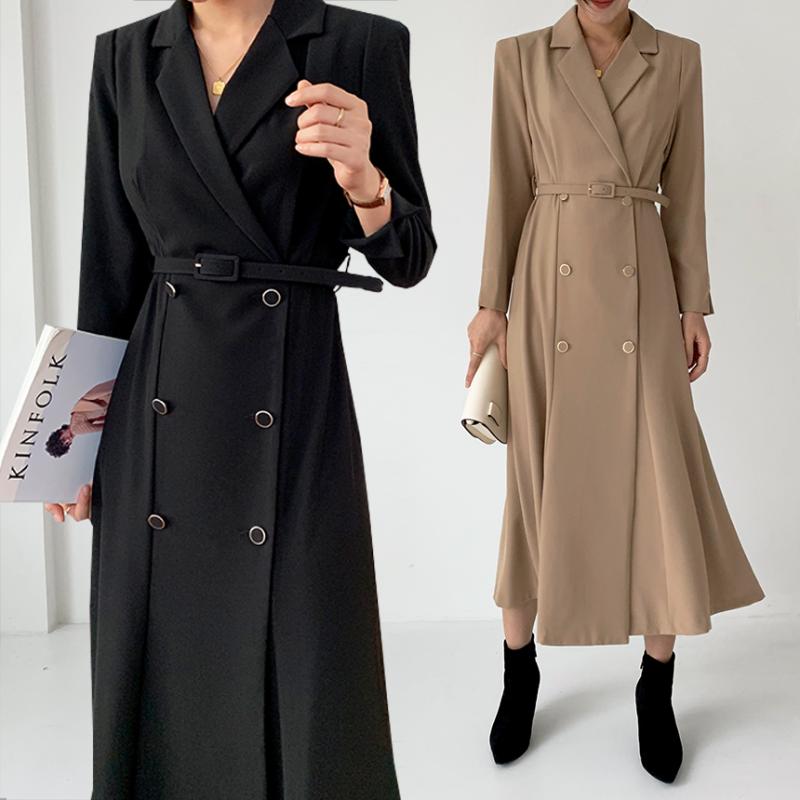 (F/L/XL)가을 결혼식하객룩 롱 정장원피스 하객원피스 돌찬치엄마 빅사이즈 77 88