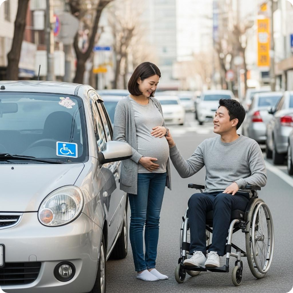 장애인 차량 면제 등록 절차