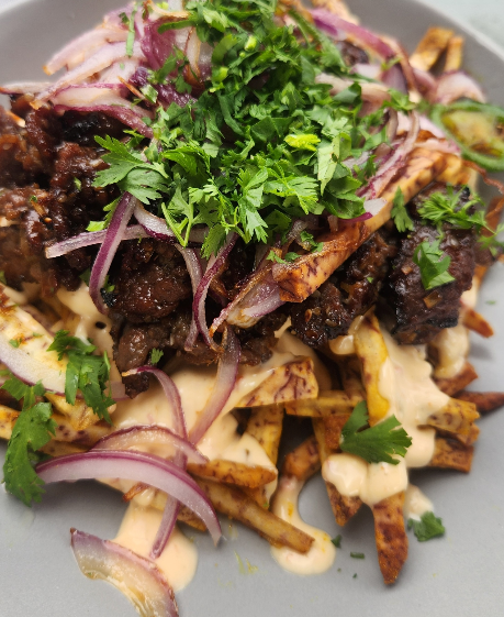 소고기 타로 볶음 (Skillet Beef with Taro Fries) 이미지