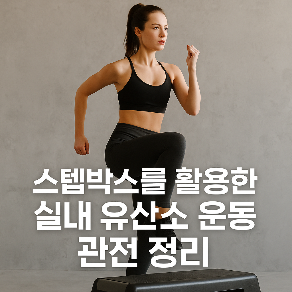 스텝박스를 활용한 실내 유산소 운동