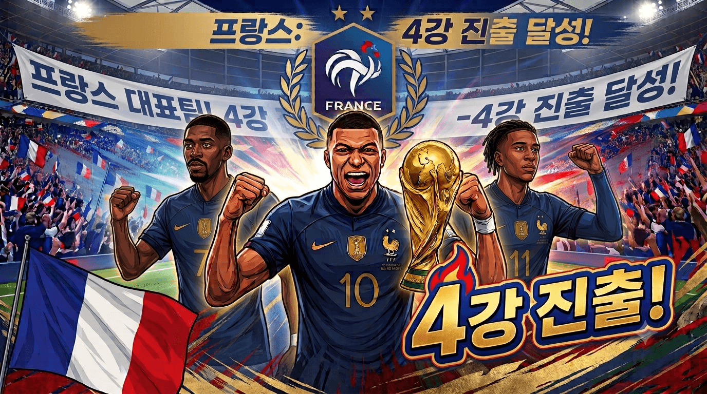 프랑스 4강 진출