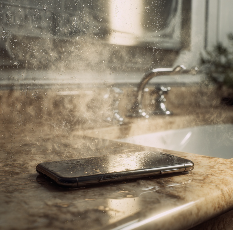 욕실에서 휴대폰 사용, 안전할까?– 습기, 전자기기, 건강과 안전에 미치는 영향