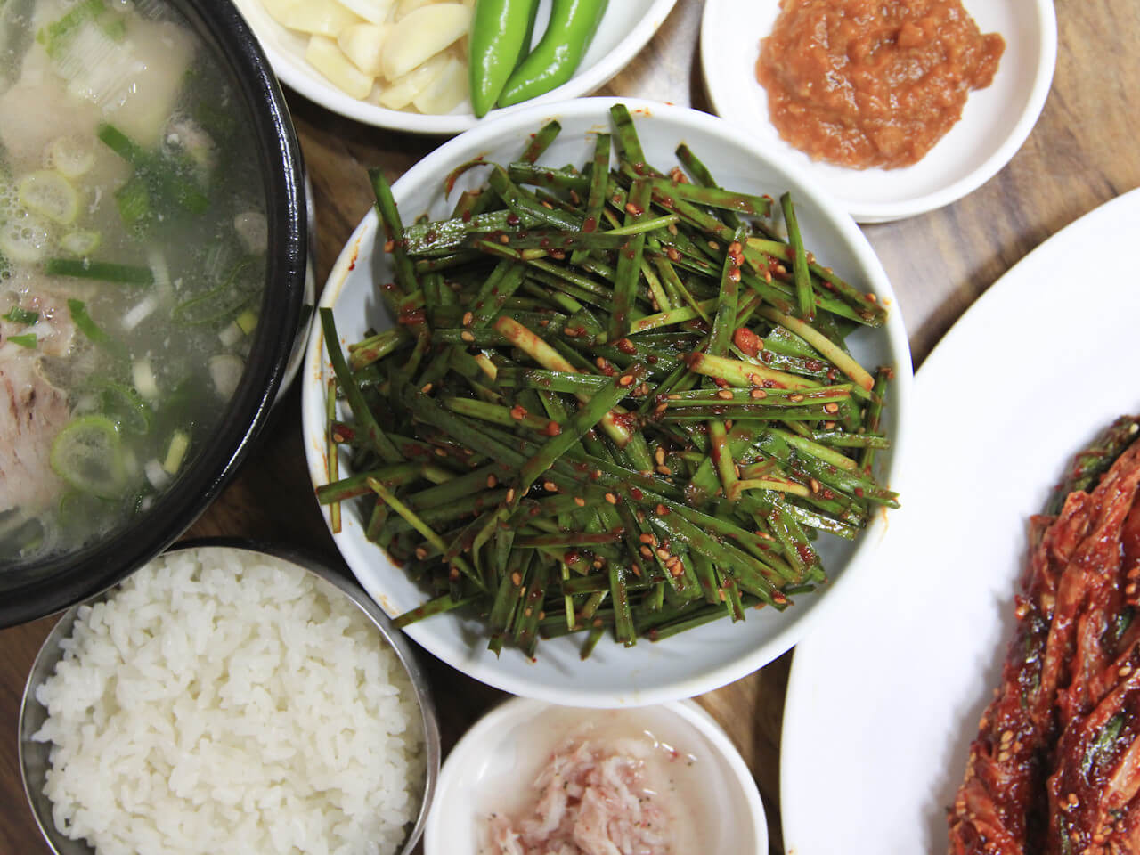 부추무침
