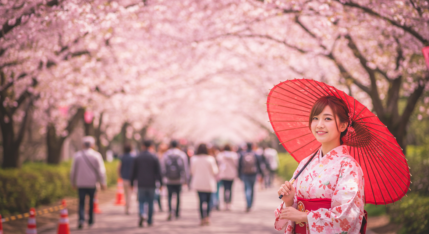 일본 벚꽃 축제