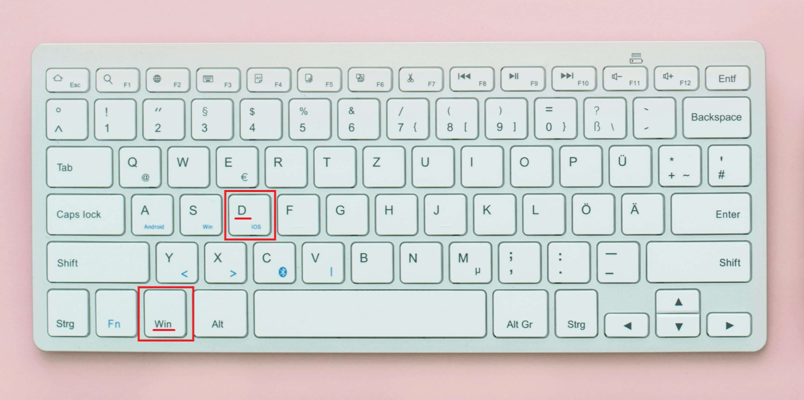 바탕화면 바로가기 - 윈도우 + D 단축키