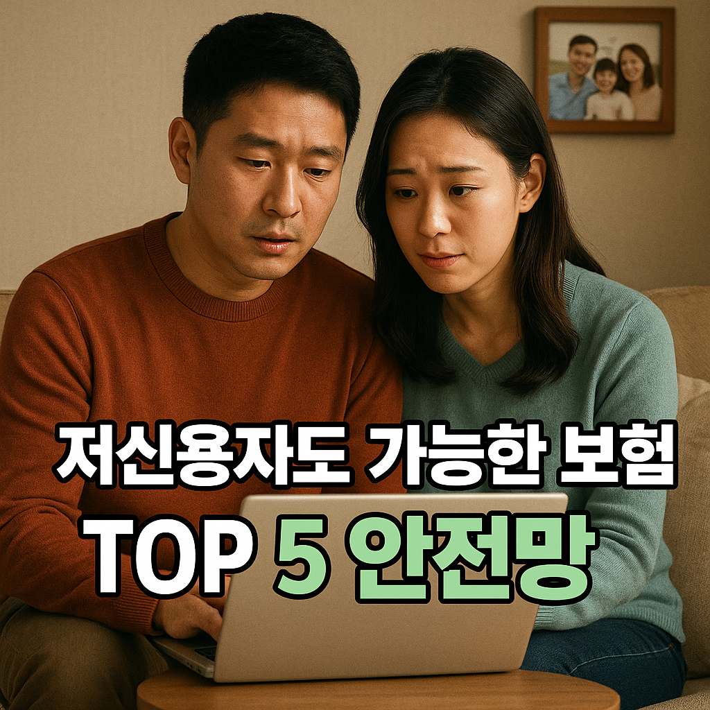 저신용자도 가능한 보험 안전망