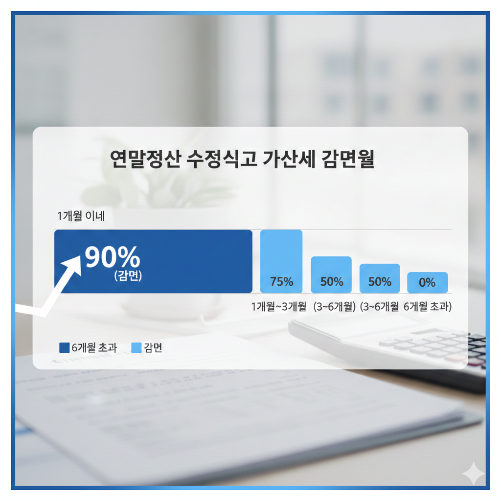 [긴급] '이 기간' 놓치면 세금 폭탄 맞습니다! 연말정산 수정신고 기간 가산세 90% 줄이는 법