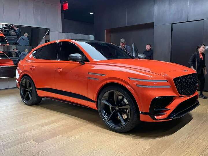 GV80 쿠페 실물 사진