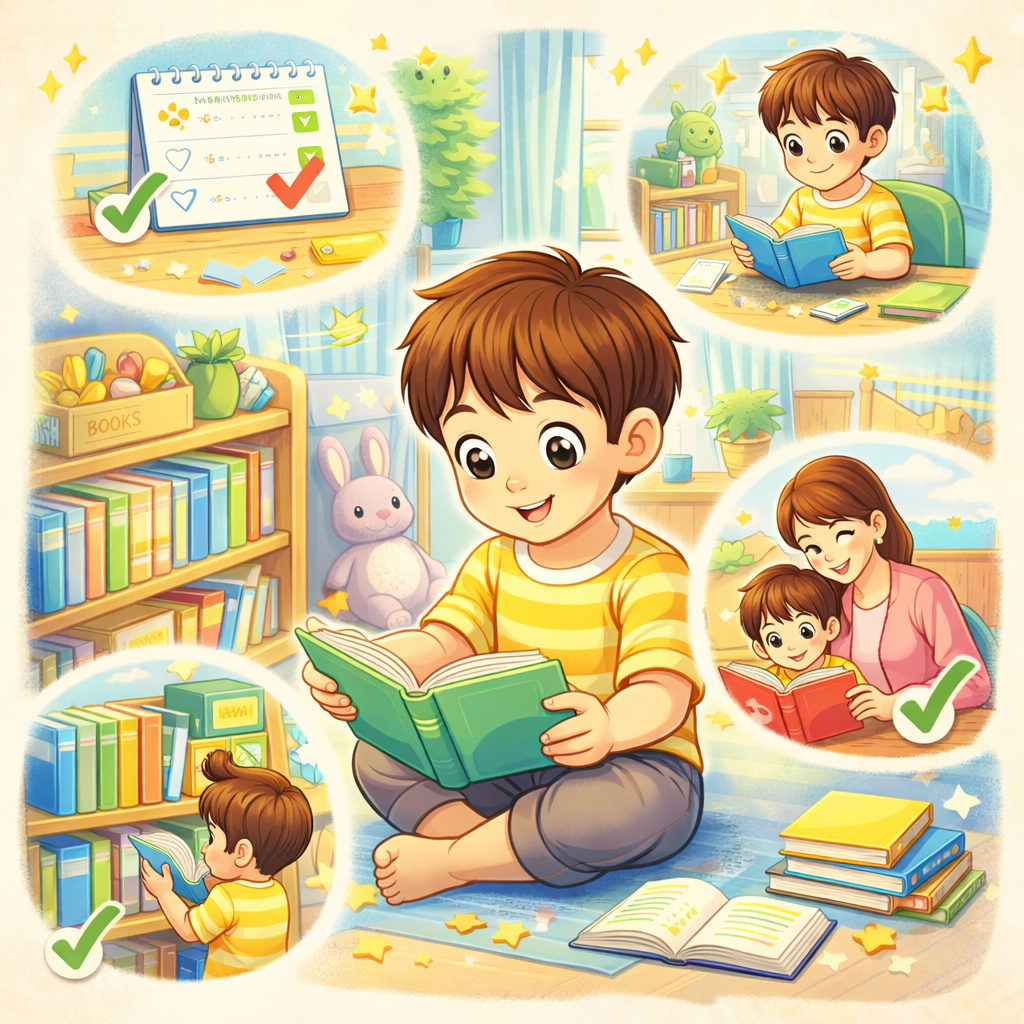 어린이 독서 습관 만드는 방법 관련 사진